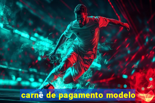 carnê de pagamento modelo